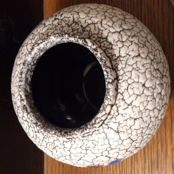 1950's West Germany Mid century modern Lava glaze abstract vase - Picture 3 of 3